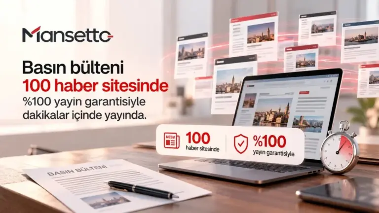 Ajanslar ve markalar için basın bülteni dağıtımında Mansetto ile yüzde yüz yayın dönemi başladı