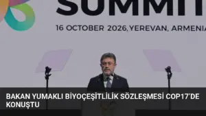 Bakan Yumaklı Biyoçeşitlilik Sözleşmesi COP17’de Konuştu