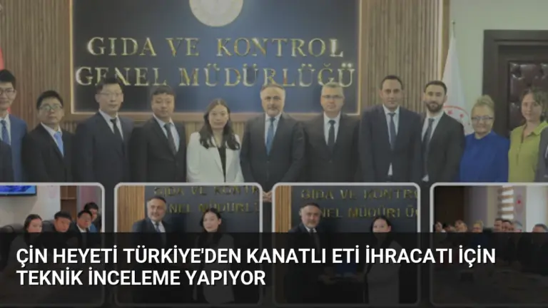 Çin Heyeti Türkiye’den Kanatlı Eti İhracatı İçin Teknik İnceleme Yapıyor
