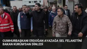 Cumhurbaşkanı Erdoğan Ayazağa Sel Felaketini Bakan Kurum’dan Dinledi