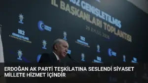 Erdoğan AK Parti Teşkilatına Seslendi Siyaset Millete Hizmet İçindir