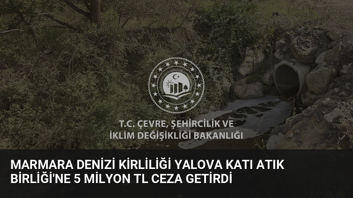 Marmara Denizi Kirliliği Yalova Katı Atık Birliği’ne 5 Milyon TL Ceza Getirdi