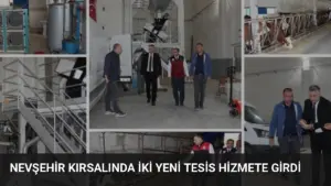 Nevşehir Kırsalında İki Yeni Tesis Hizmete Girdi