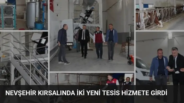 Nevşehir Kırsalında İki Yeni Tesis Hizmete Girdi